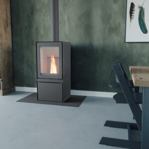 Akumulační mastková kamna Max H Pellet