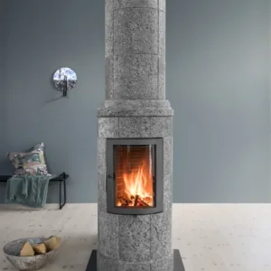 Akumulační mastková kamna Kristin s plochým vrškem